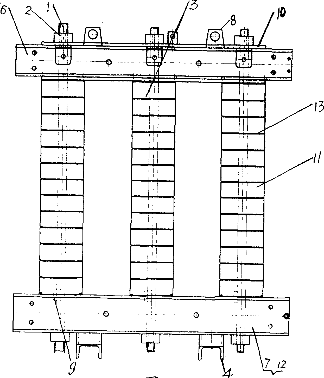 Ring iron core reactor