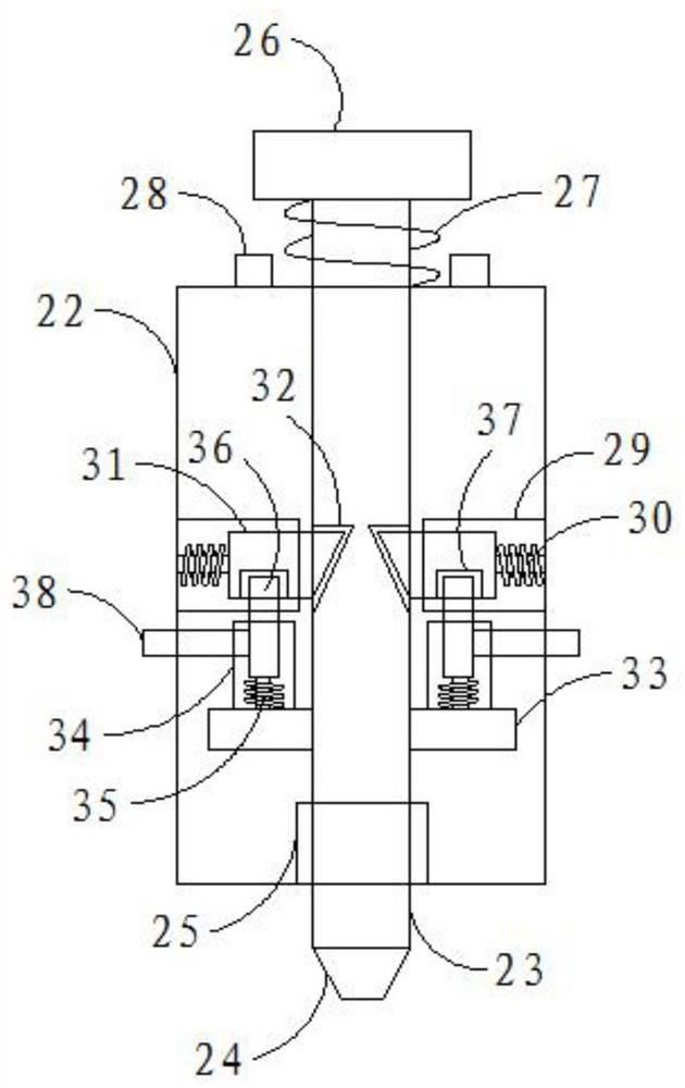 Temperature instrument with good shockproof performance