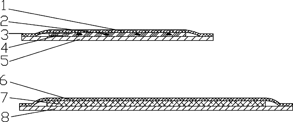 Bone setting plaster and preparation method thereof