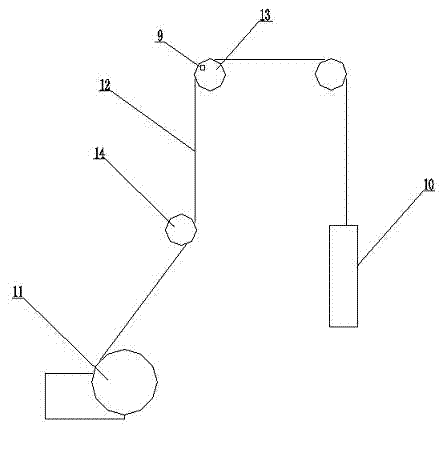 Automatic detecting system for detecting coke thickness by hydraulic decoking