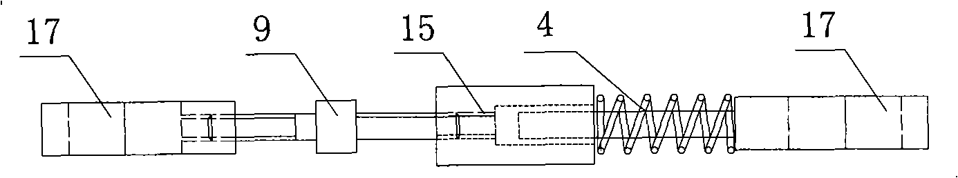 Double-moving endurance experiment apparatus of vibration damper