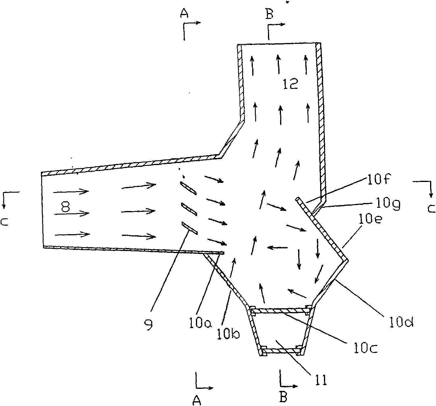 Ultrafine particle deduster