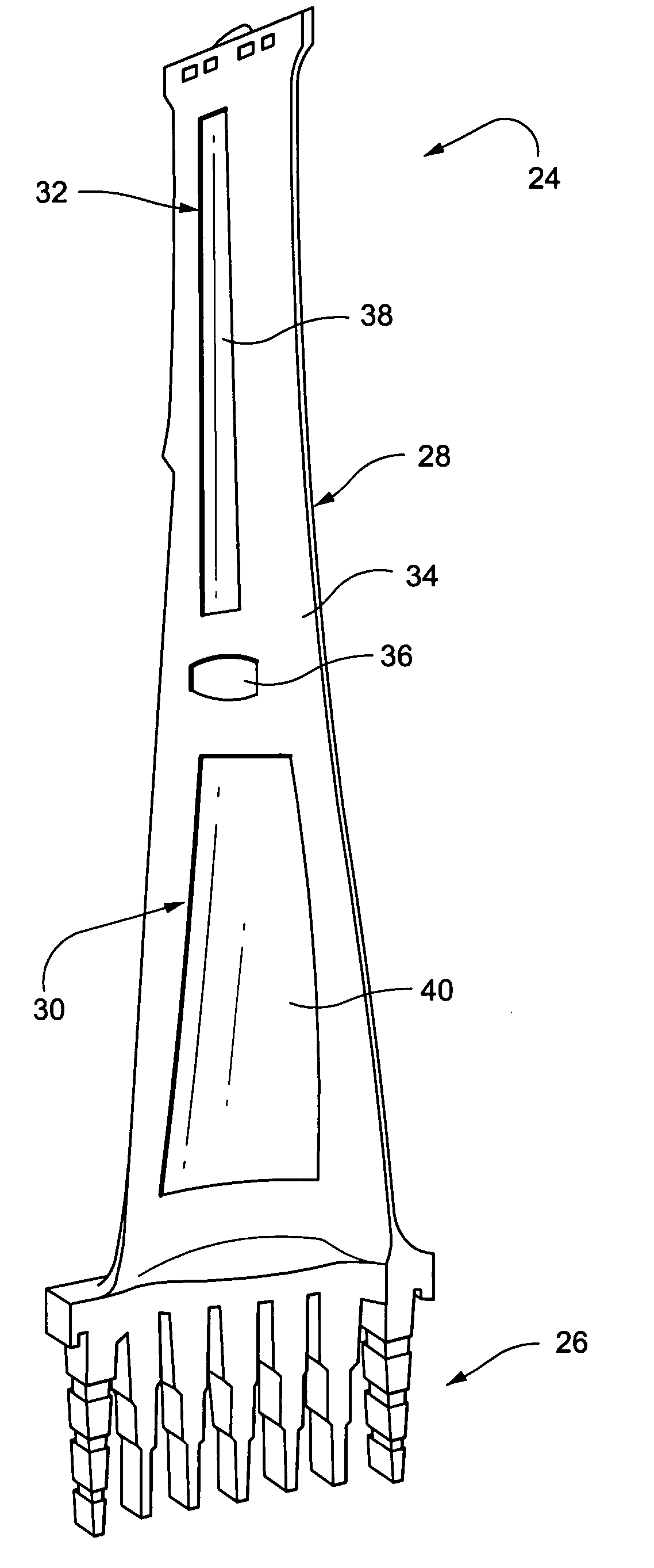 Hybrid turbine blade and related method