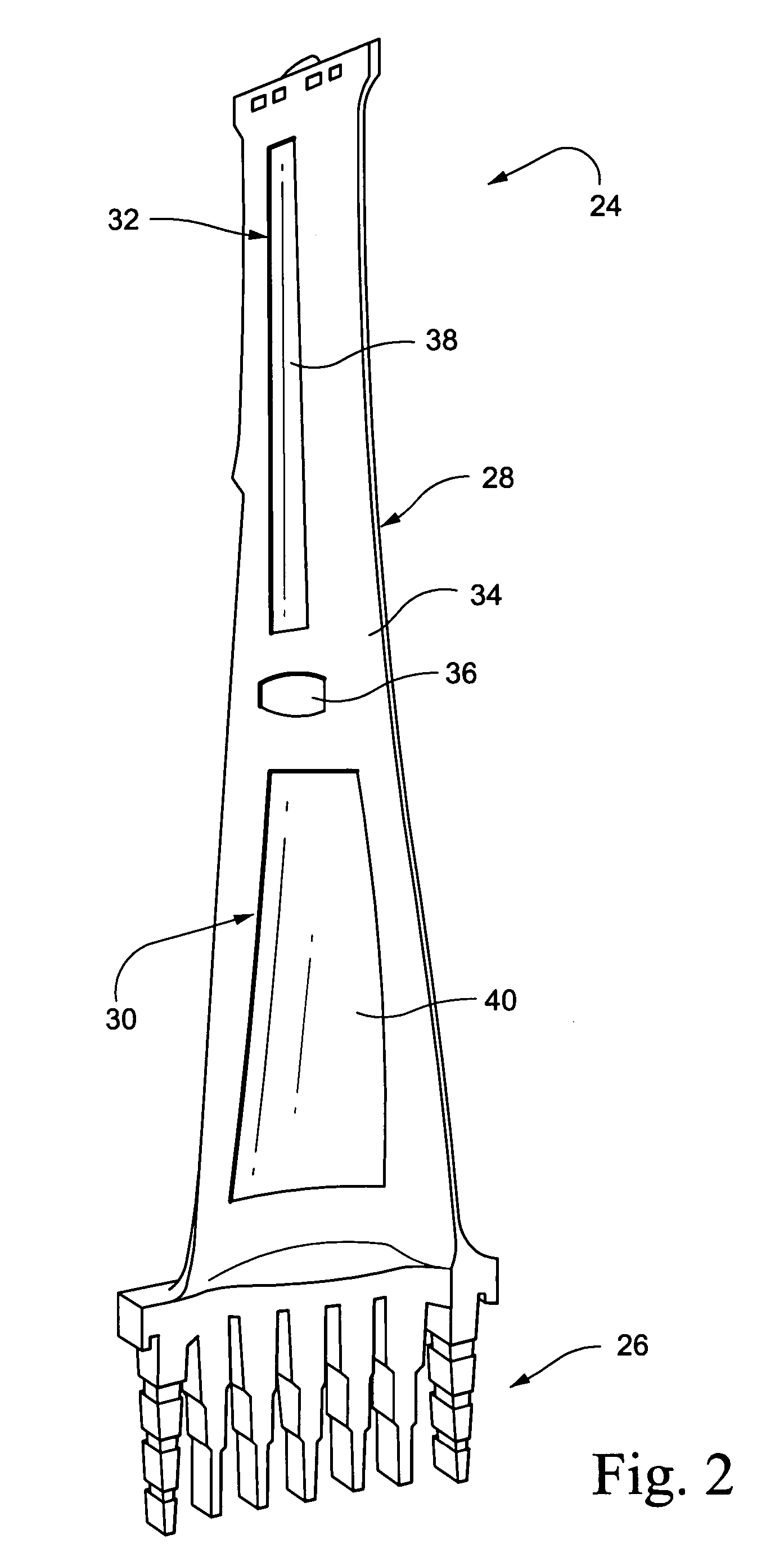 Hybrid turbine blade and related method