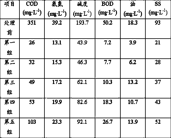 Compound sewage treatment adsorbent