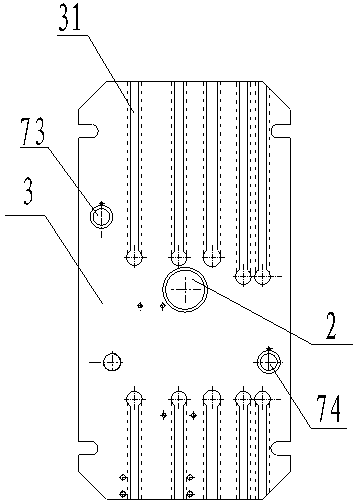 Locating mechanism for machining two ends of crank shaft