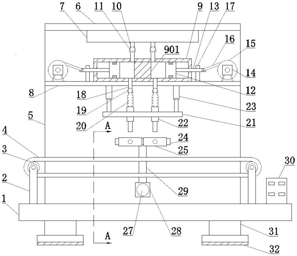 Quantitative filling device for drinking water