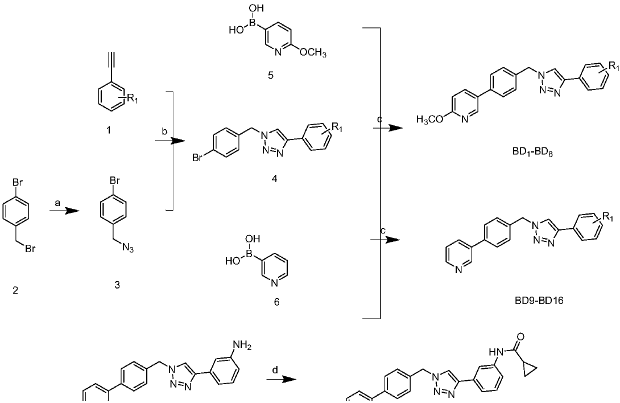 Pyridine compound and application