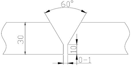 Downward and butt welding process for high strength steel for ship structure