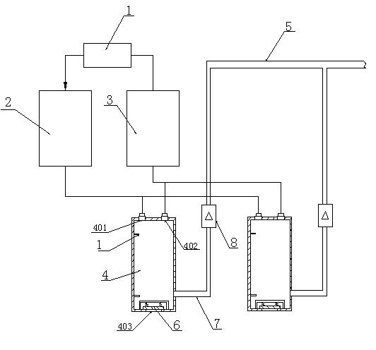 Binding type multilevel-pneumatic water pump