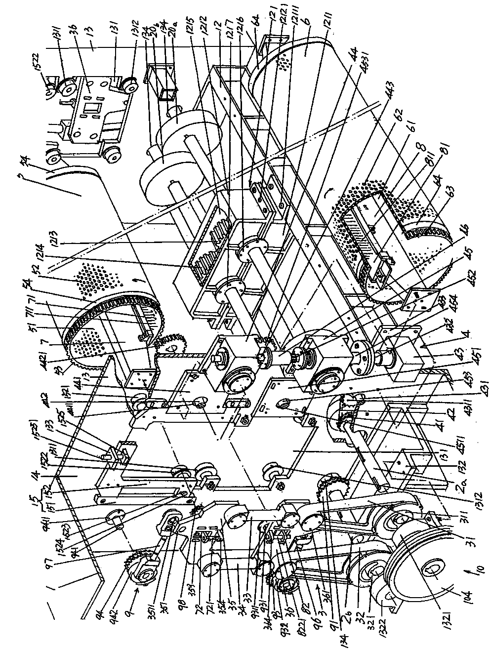 Drum needling machine