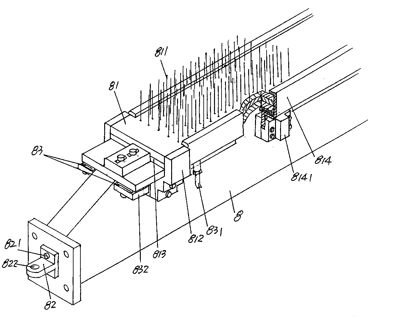 Drum needling machine