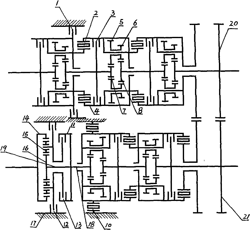 Planetary gearbox capable of directly shifting gears