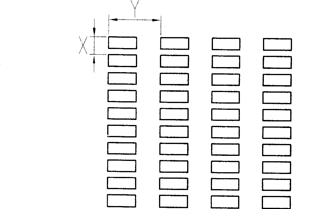 A crossed combined dual cycle grating for quanta trap infrared detector