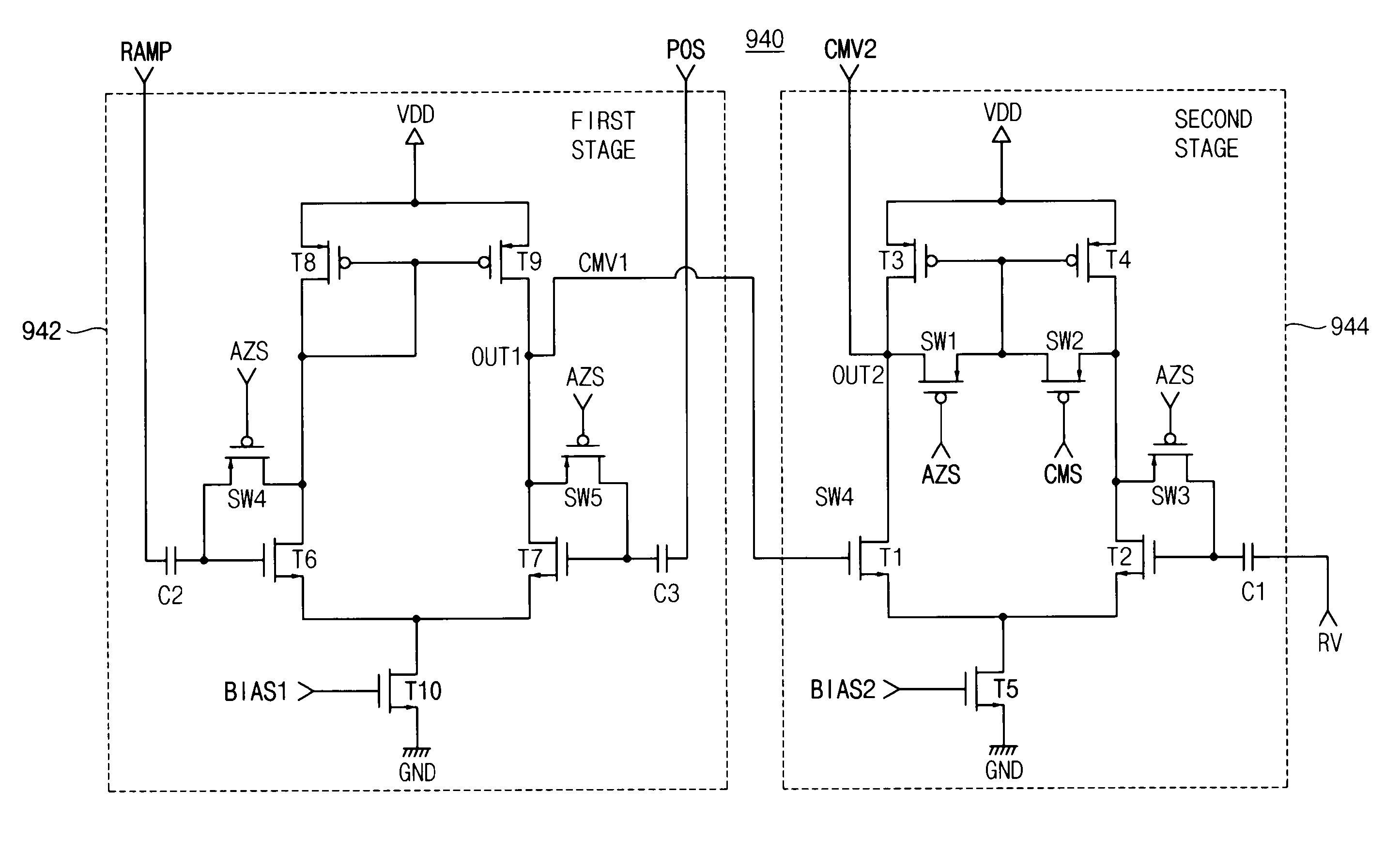 Dual-mode comparator and analog to digital converter having the same