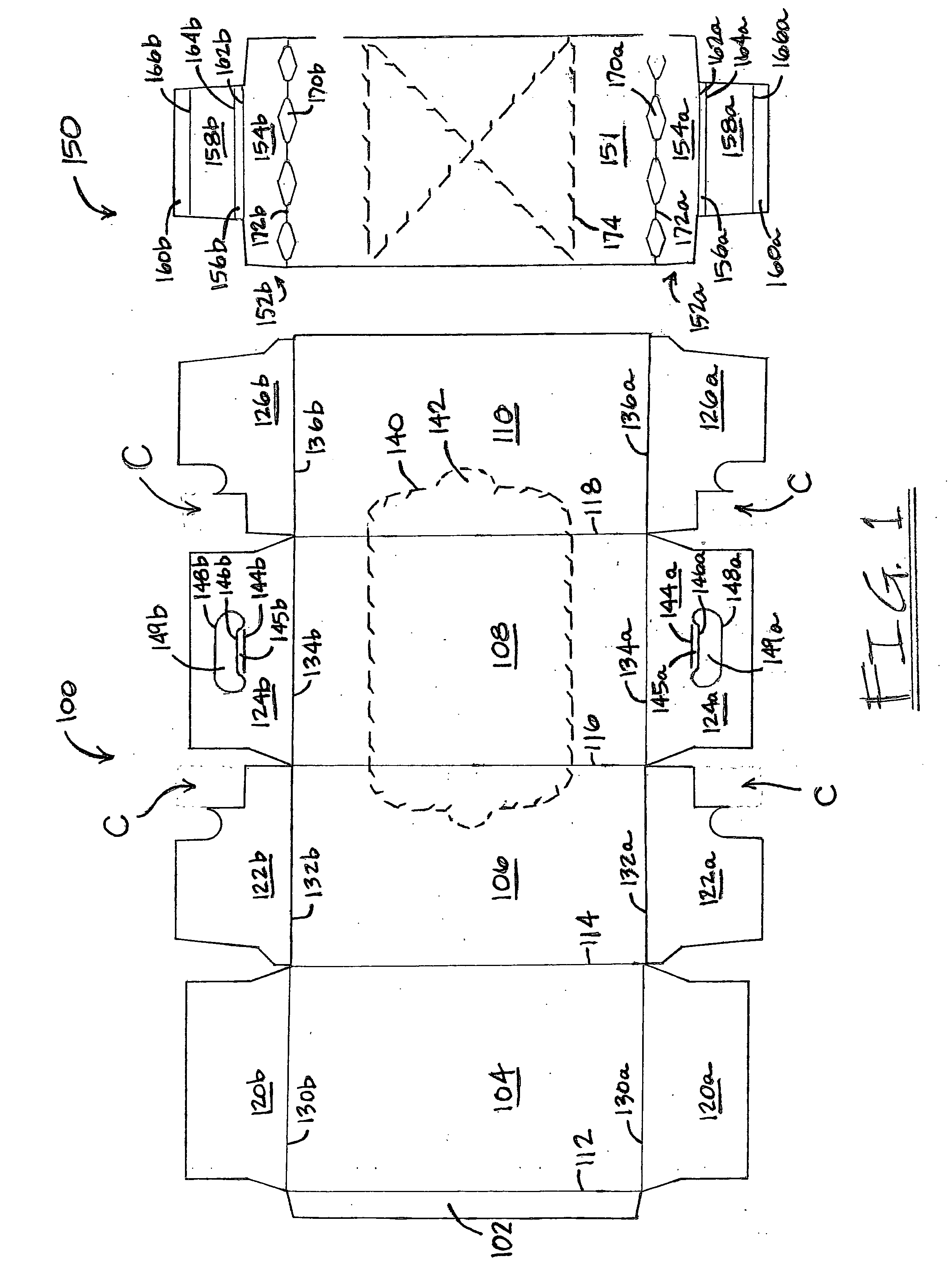 Carton with handle reinforcement structure