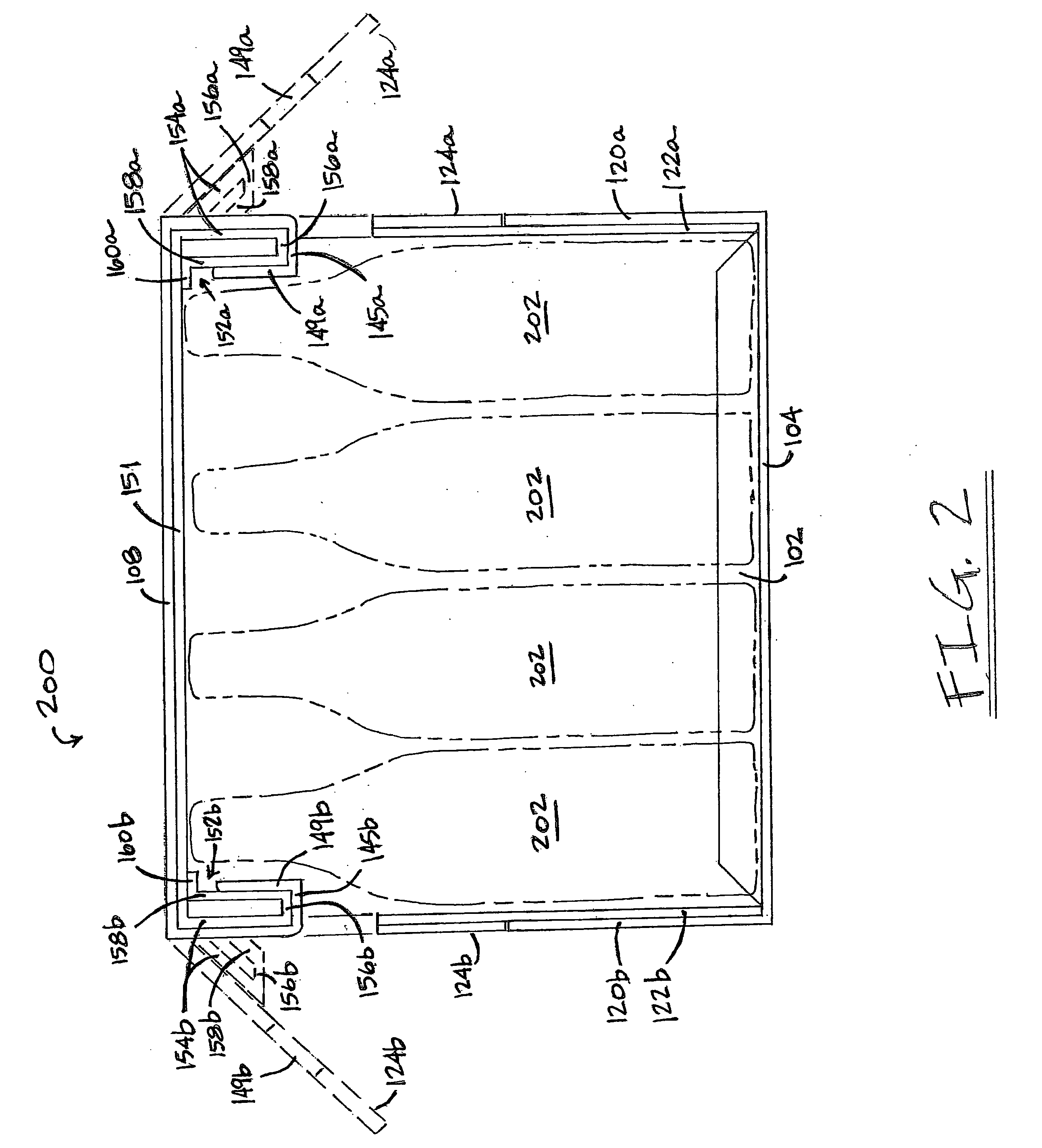 Carton with handle reinforcement structure