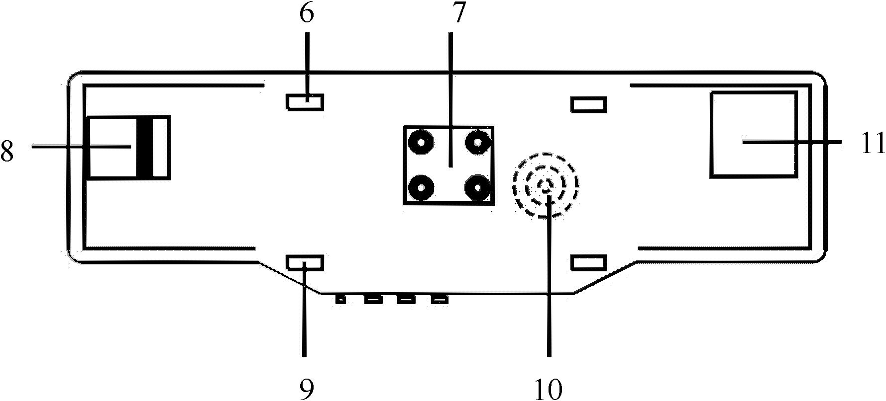 Mobile vehicle-mounted terminal and platform management service system