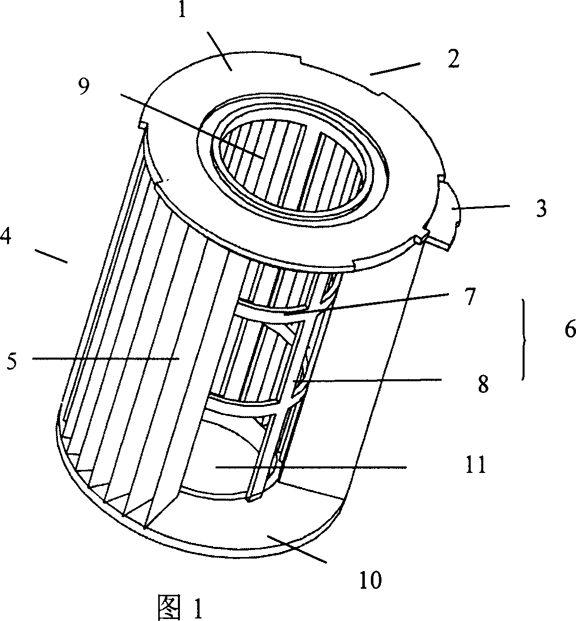 Filter element for dust collector