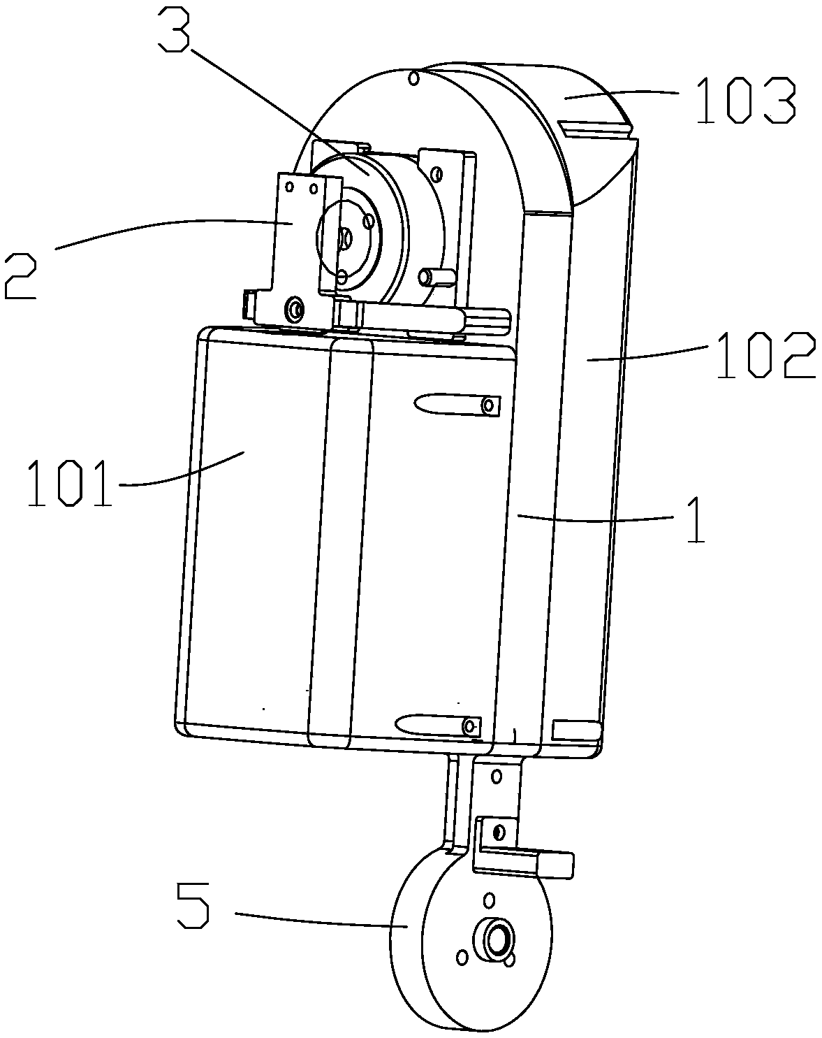 Joint structure of modular mechanical arm