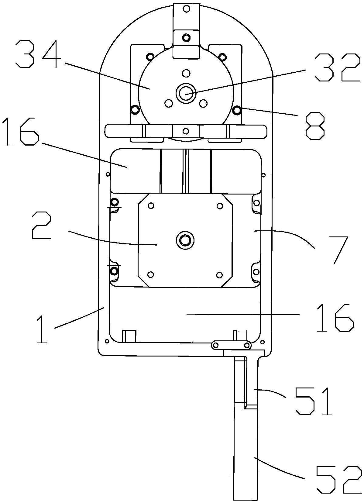 Joint structure of modular mechanical arm