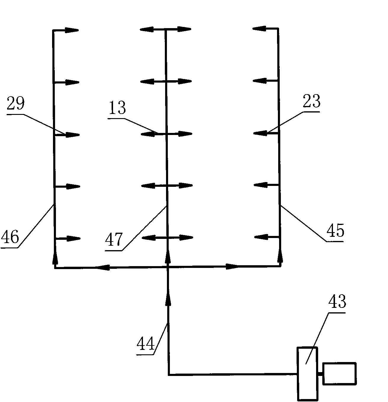 Boiler with double fire grates and double combustion chambers