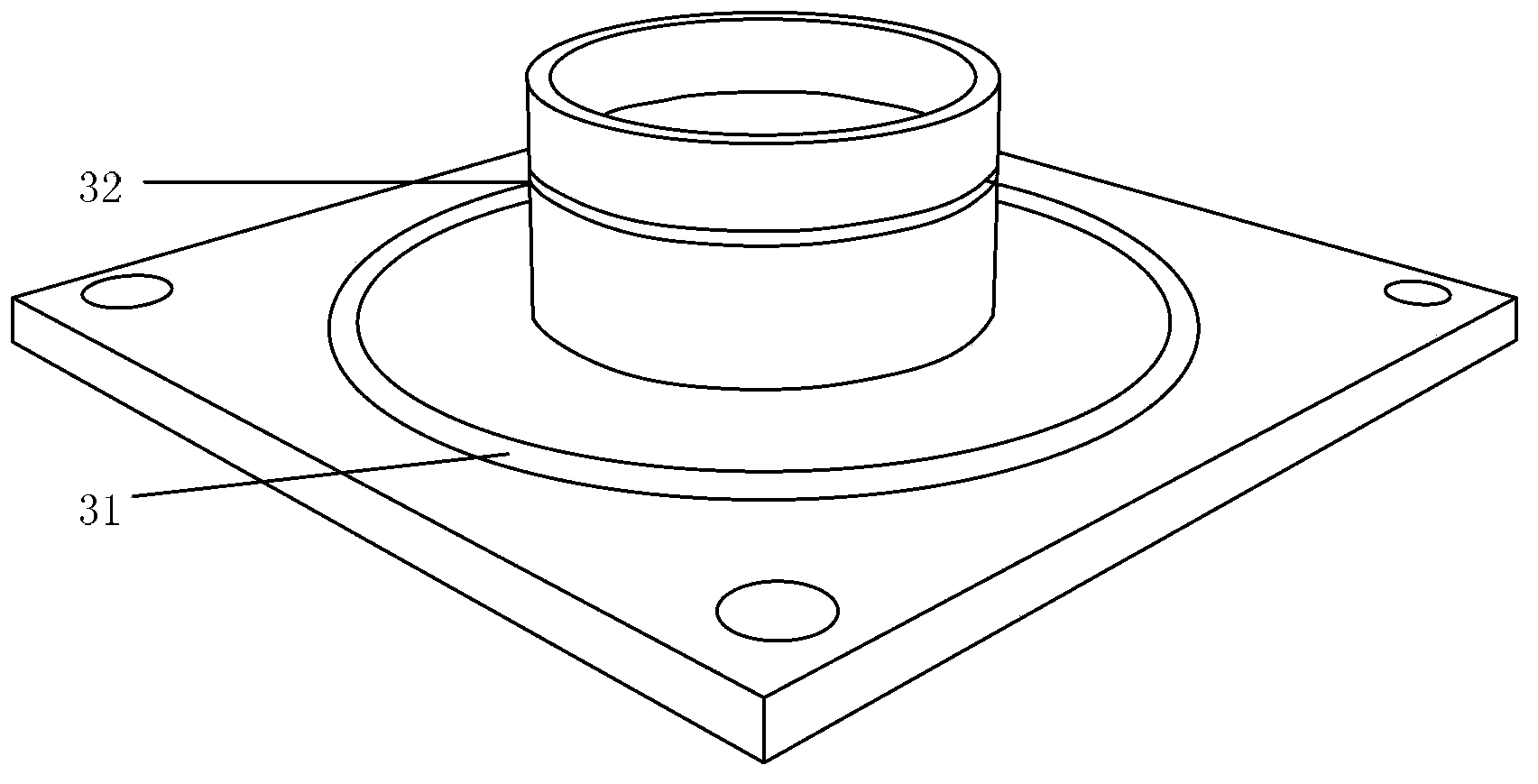 Sample preparation device for remoulded soil with different stress ratios