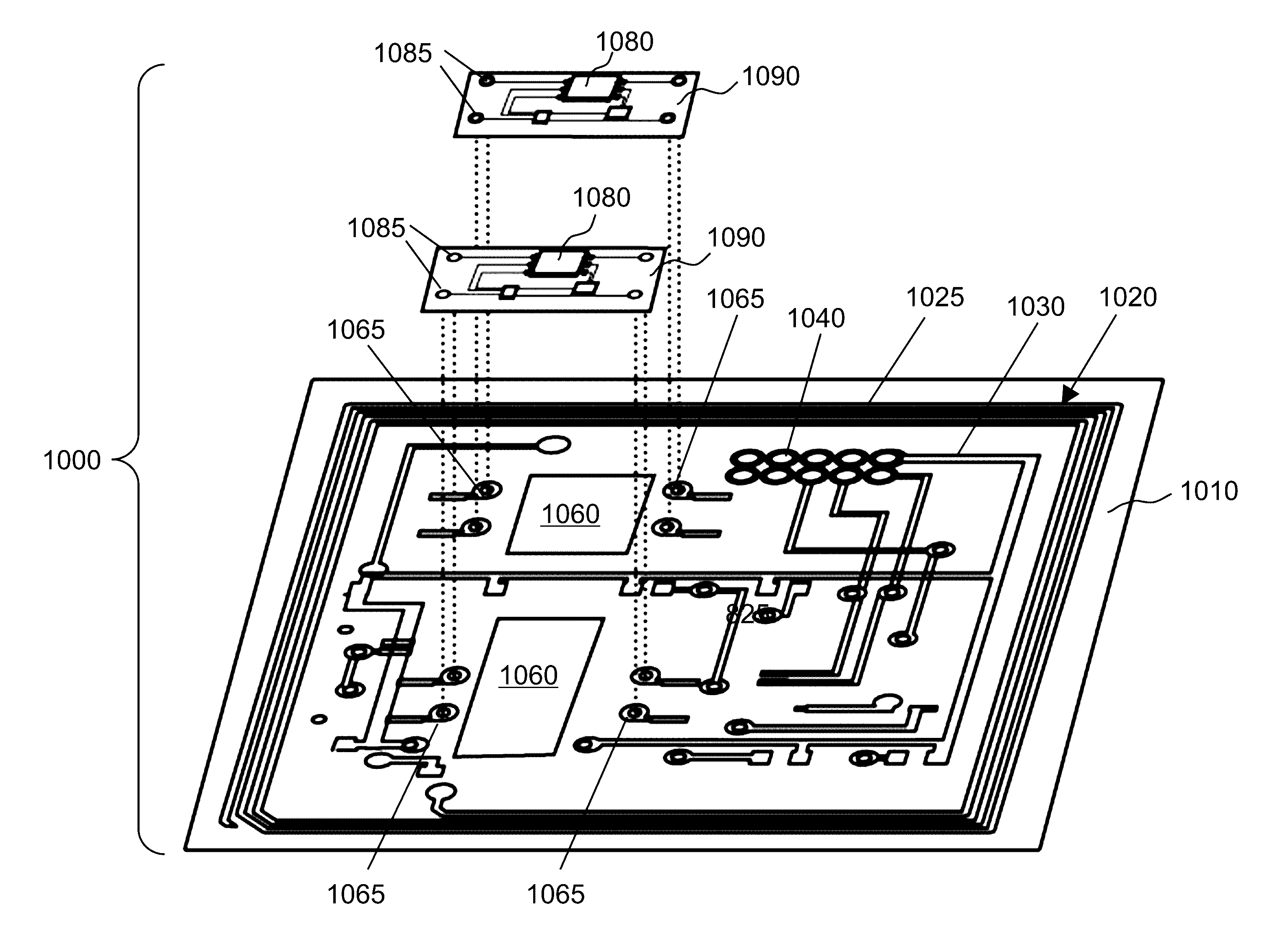 Highly compliant wearable wireless patch having stress-relief capability