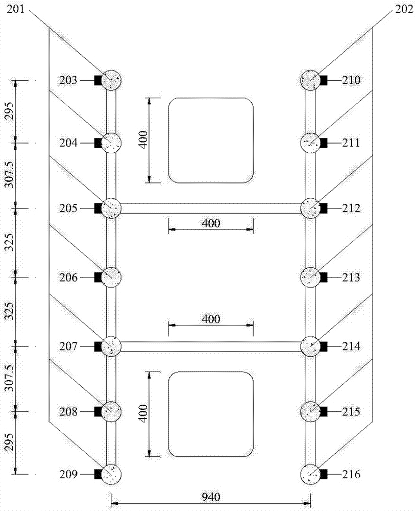 Torque monitoring method in bridge cantilever method symmetrical construction