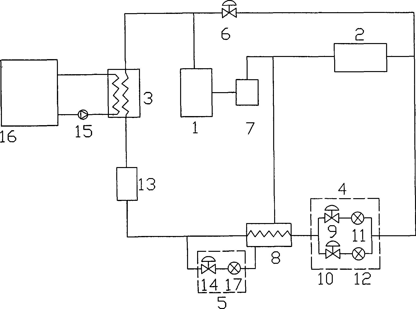 Low-temperature heat pump water heater