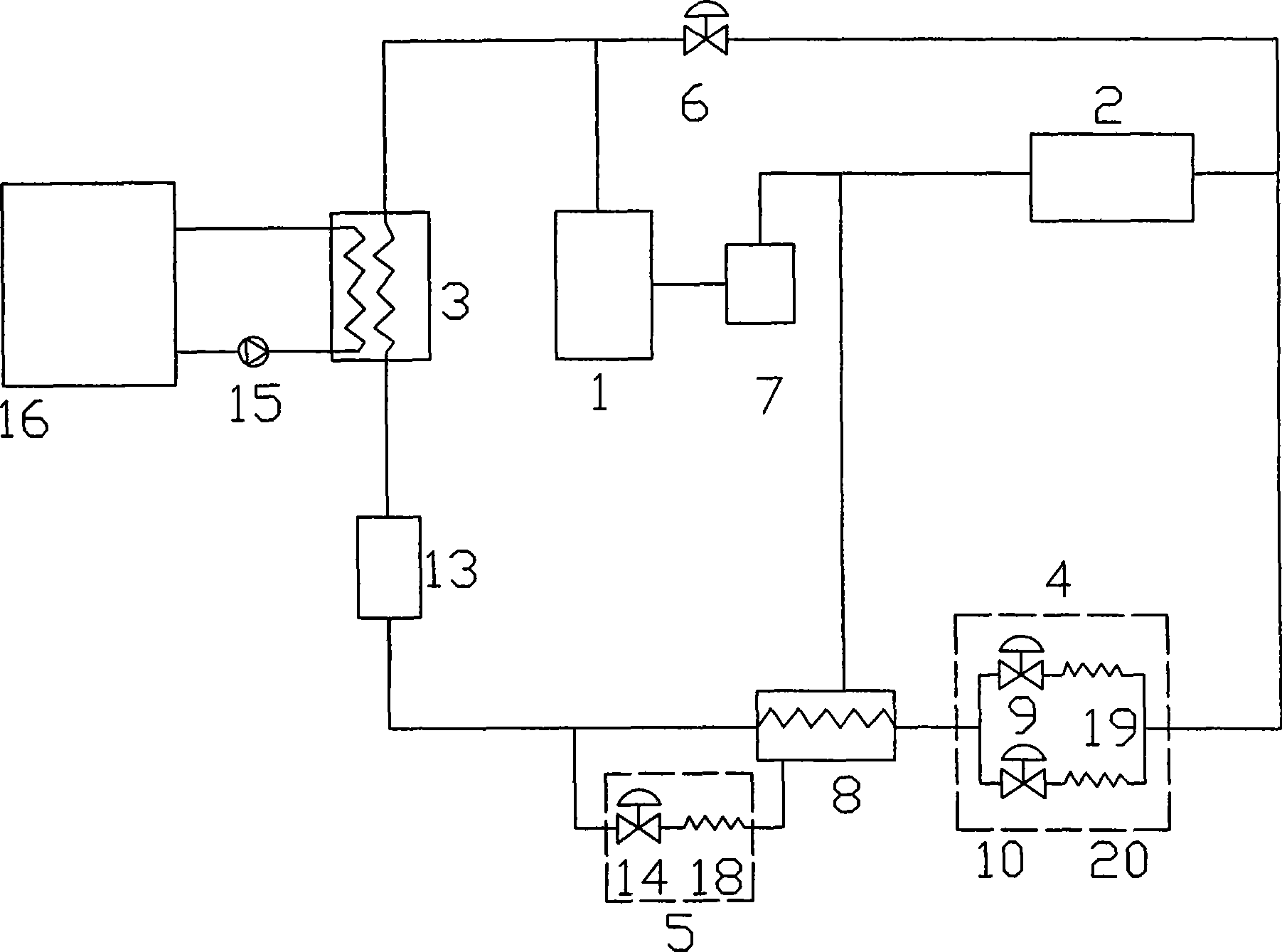 Low-temperature heat pump water heater