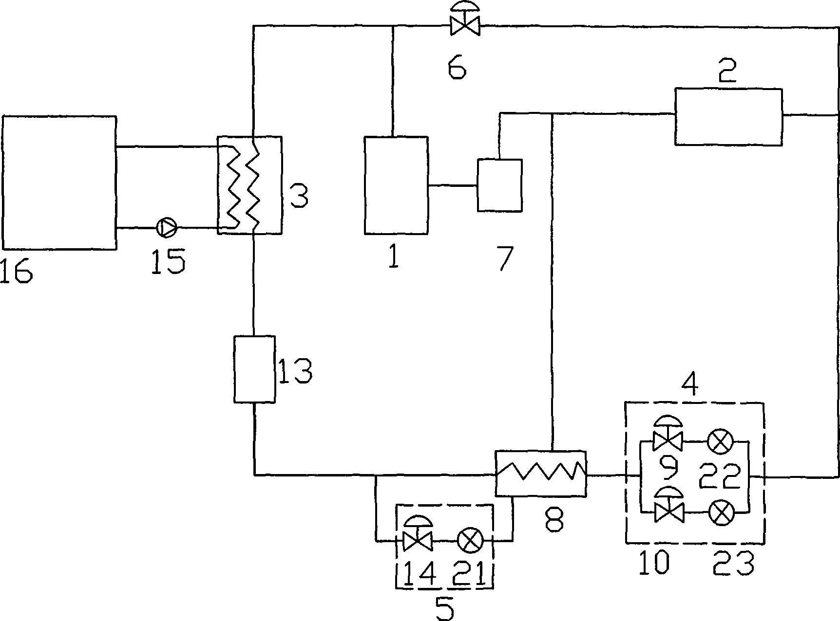 Low-temperature heat pump water heater