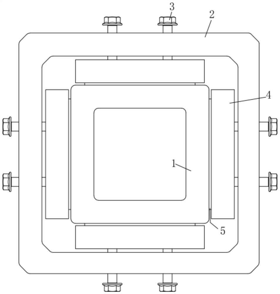 Anti-swing shock isolation device