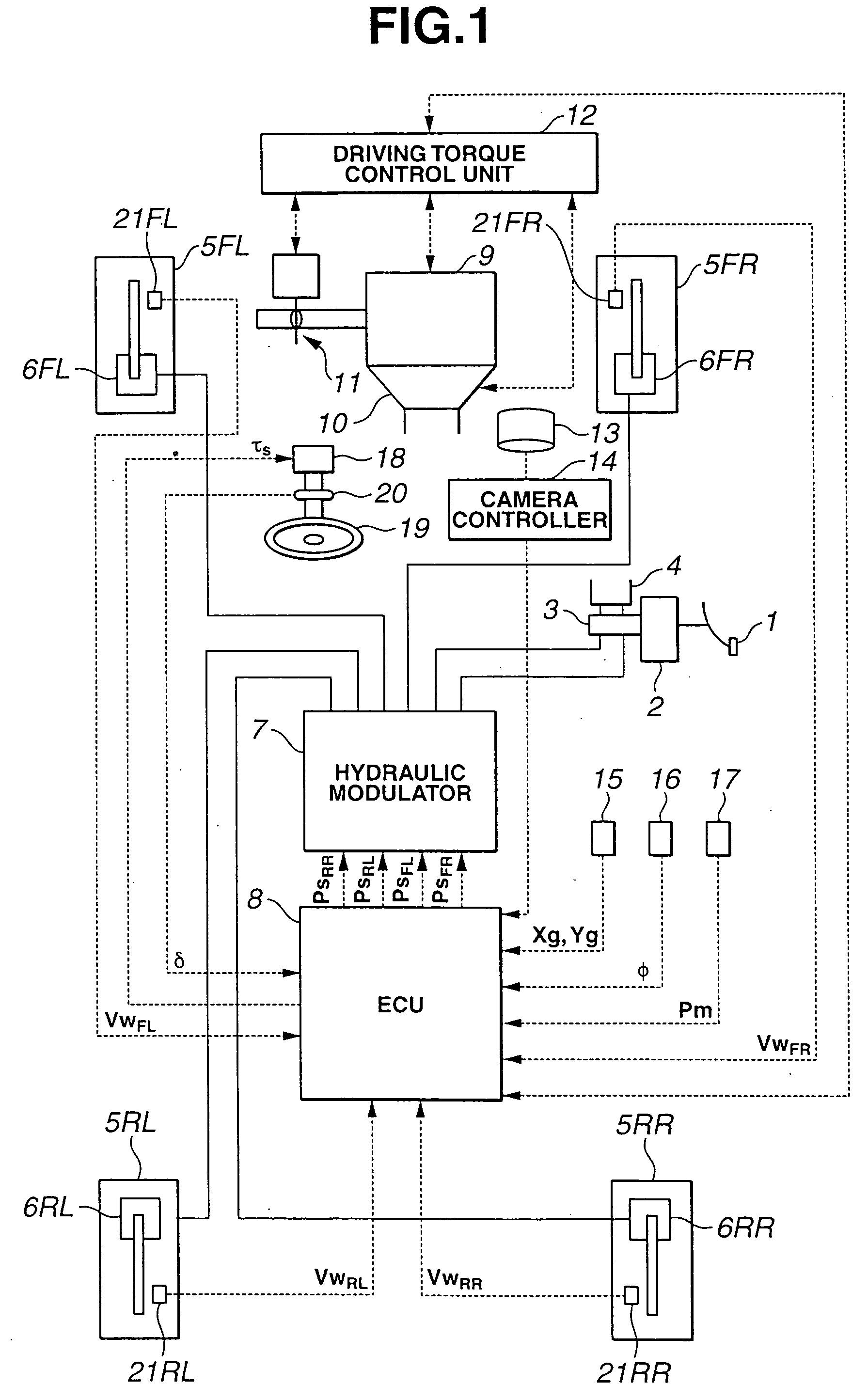 Automotive lane deviation prevention apparatus