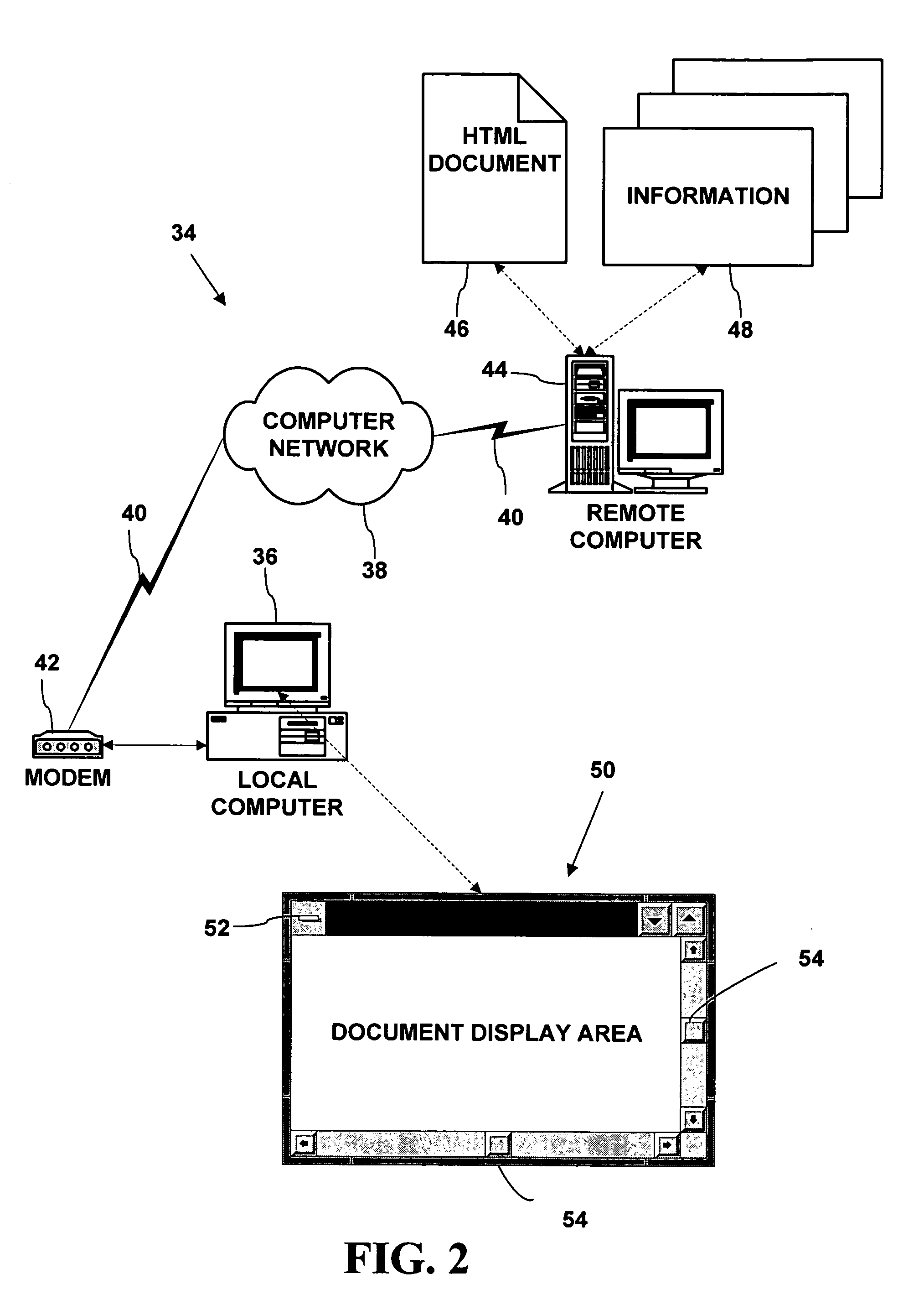 Automatic software downloading from a computer network