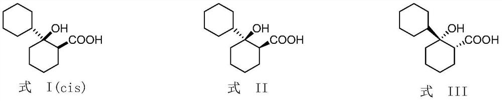 Resolution method and intermediate of cis-1-hydroxy-[1,1′-bis(cyclohexyl)]-2-carboxylic acid