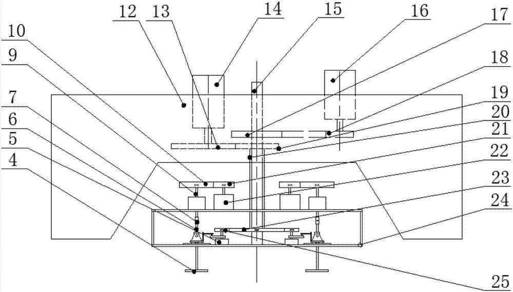 Upper tray device for fluid polishing machine