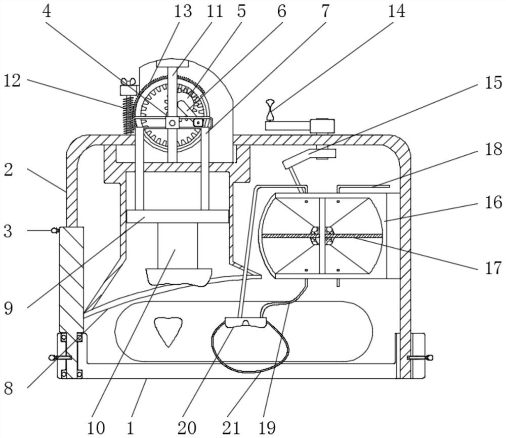 Adjustable labor-saving pressing mechanism for biological cardiac resuscitation