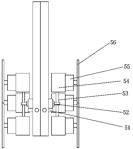 Combined anode carbon block slotting equipment