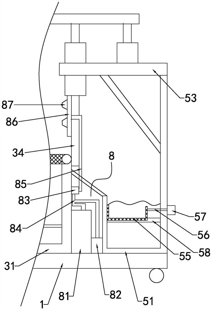 Sand screening system for engineering supervision construction and screening method thereof