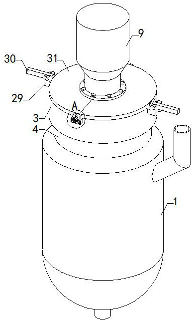 Efficient stirring device for environmental governance