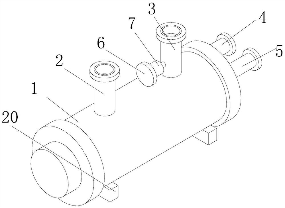 Gas flushing and blowing defrosting device based on condenser in quick-frozen food production