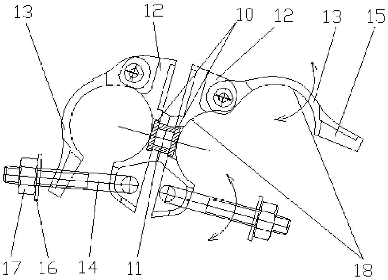 Tool scaffold for cargo oil tank of chemical carrier