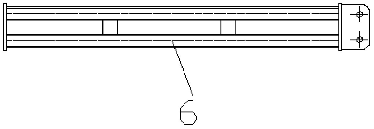 Tool scaffold for cargo oil tank of chemical carrier