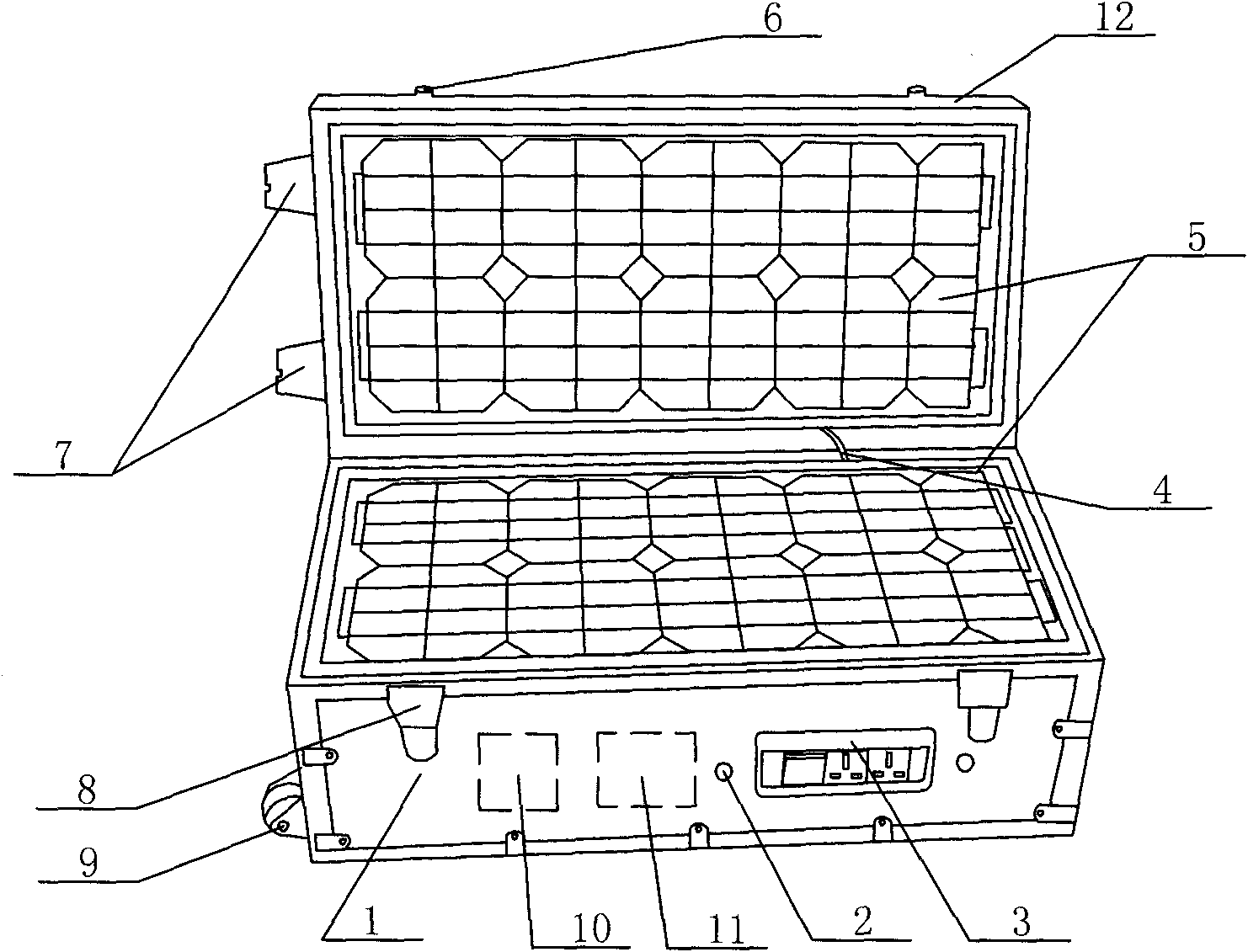 Solar mobile power box