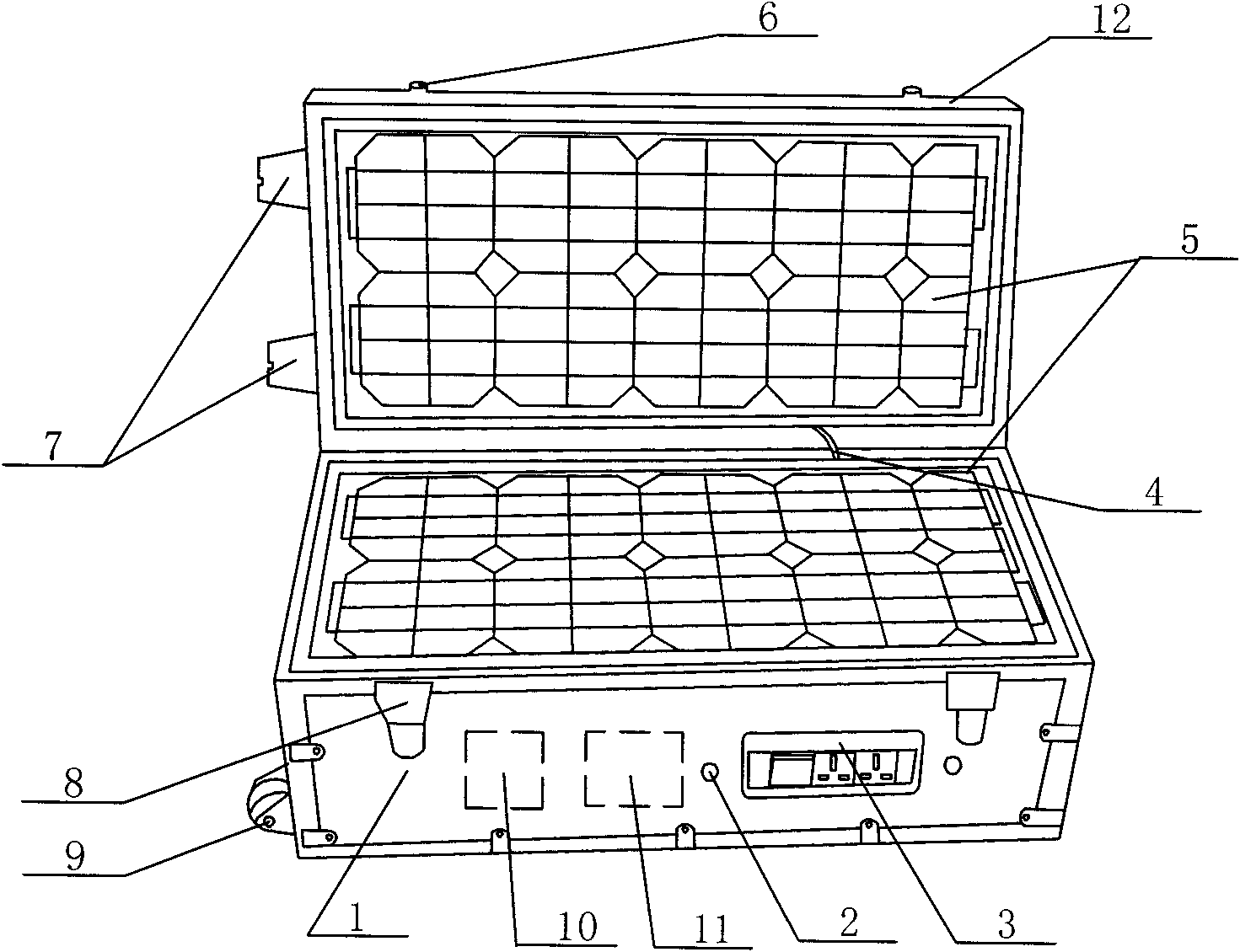 Solar mobile power box