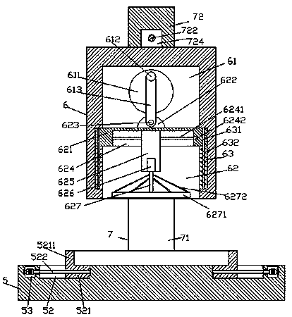 A device for compressing garbage