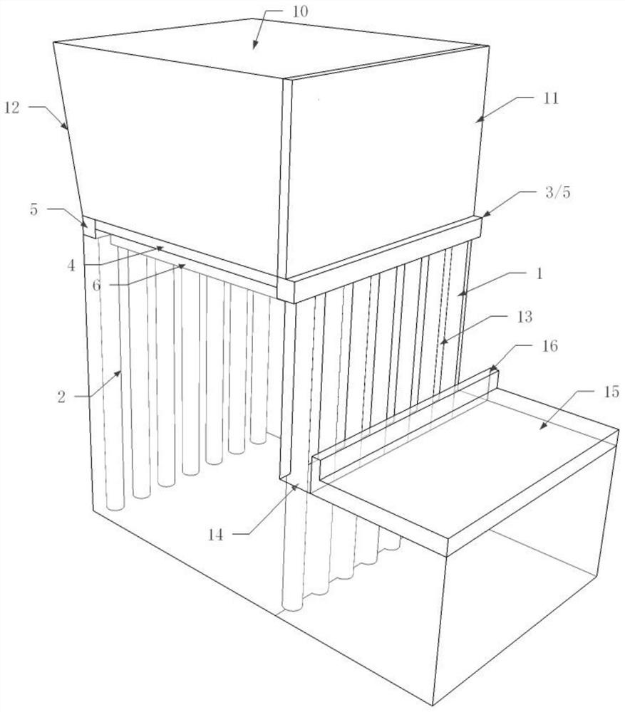 Unloading type combined retaining structure and construction method thereof