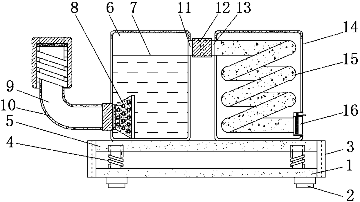 Assembled filtration pipeline for yellow phosphorus tail gas boiler