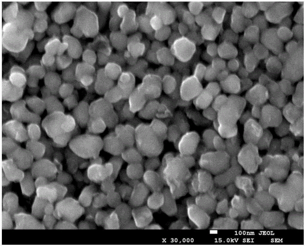 Method for reducing small-granular titanium dioxide in titanium dioxide